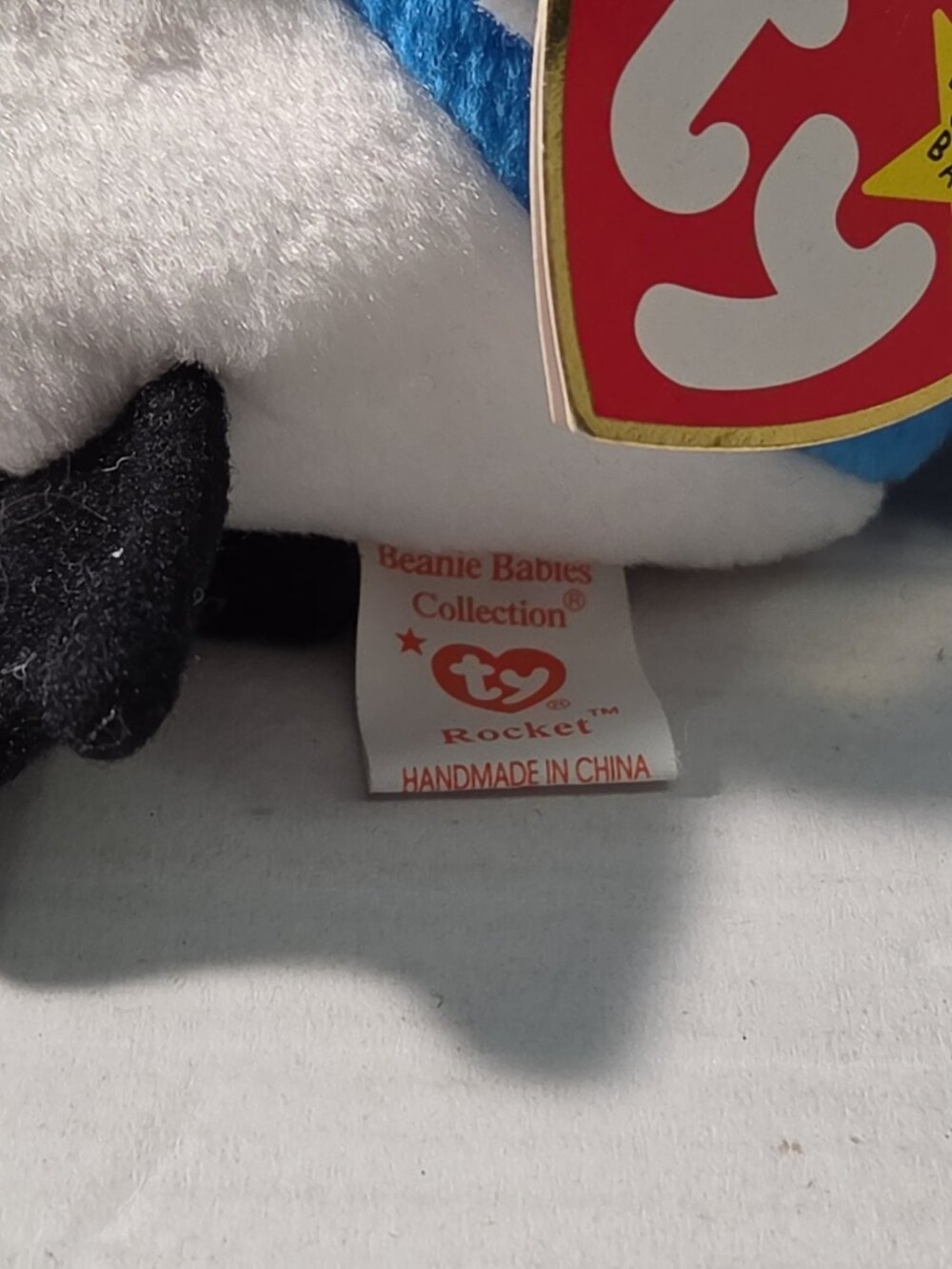 Ty Beanie Baby Rocket the Blue Jay Set Standard & Teenie Beanie 1998 NWT Bird - Picture 6 of 16